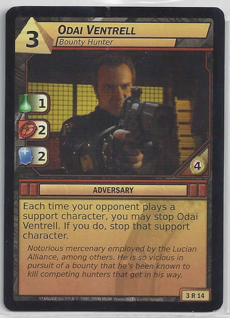 Odai Ventrell, Bounty Hunter